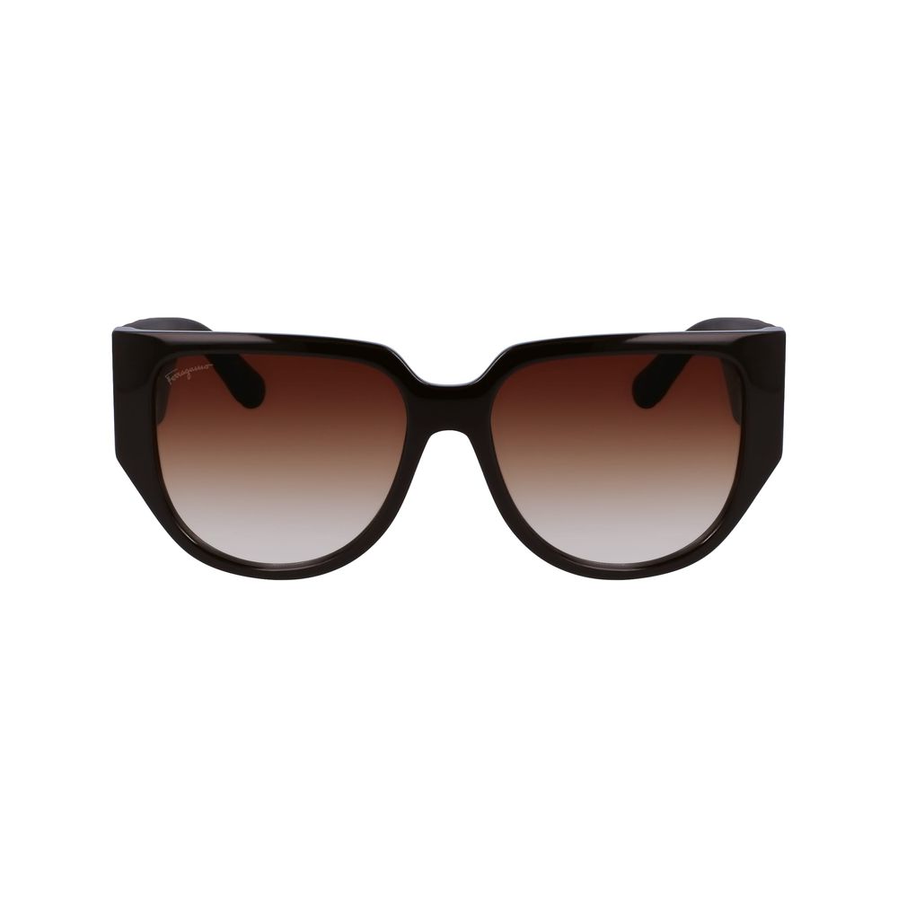 Braune Sonnenbrille mit Bio-Injektion