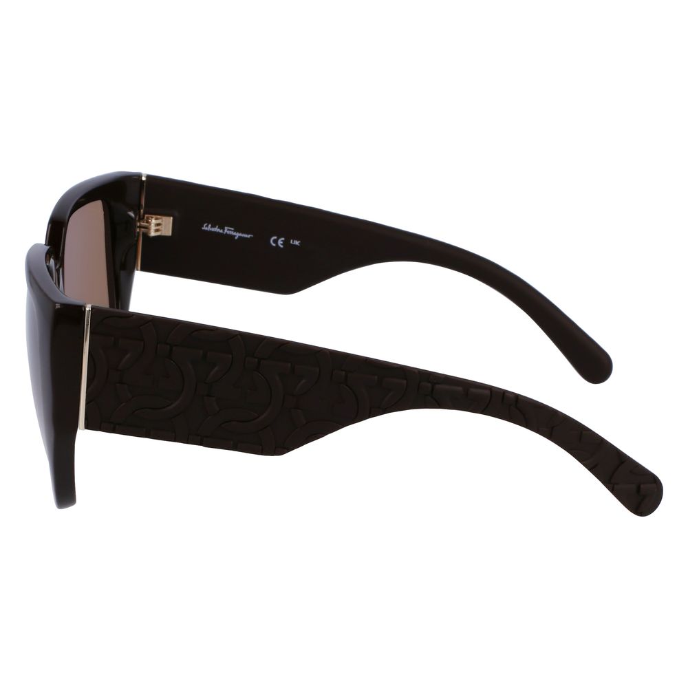 Braune Sonnenbrille mit Bio-Injektion