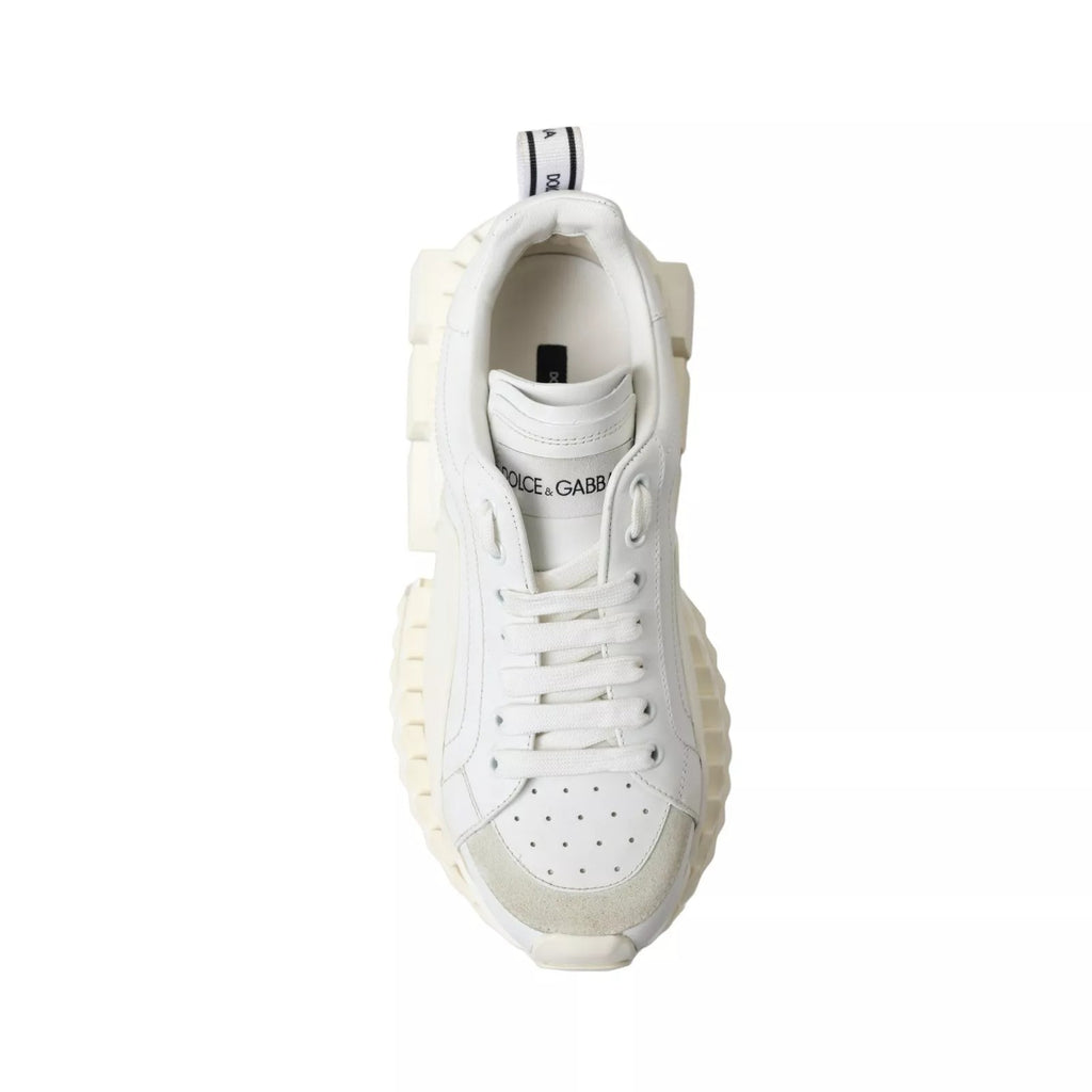 Weiße Super Queen Damen-Sneaker aus Leder