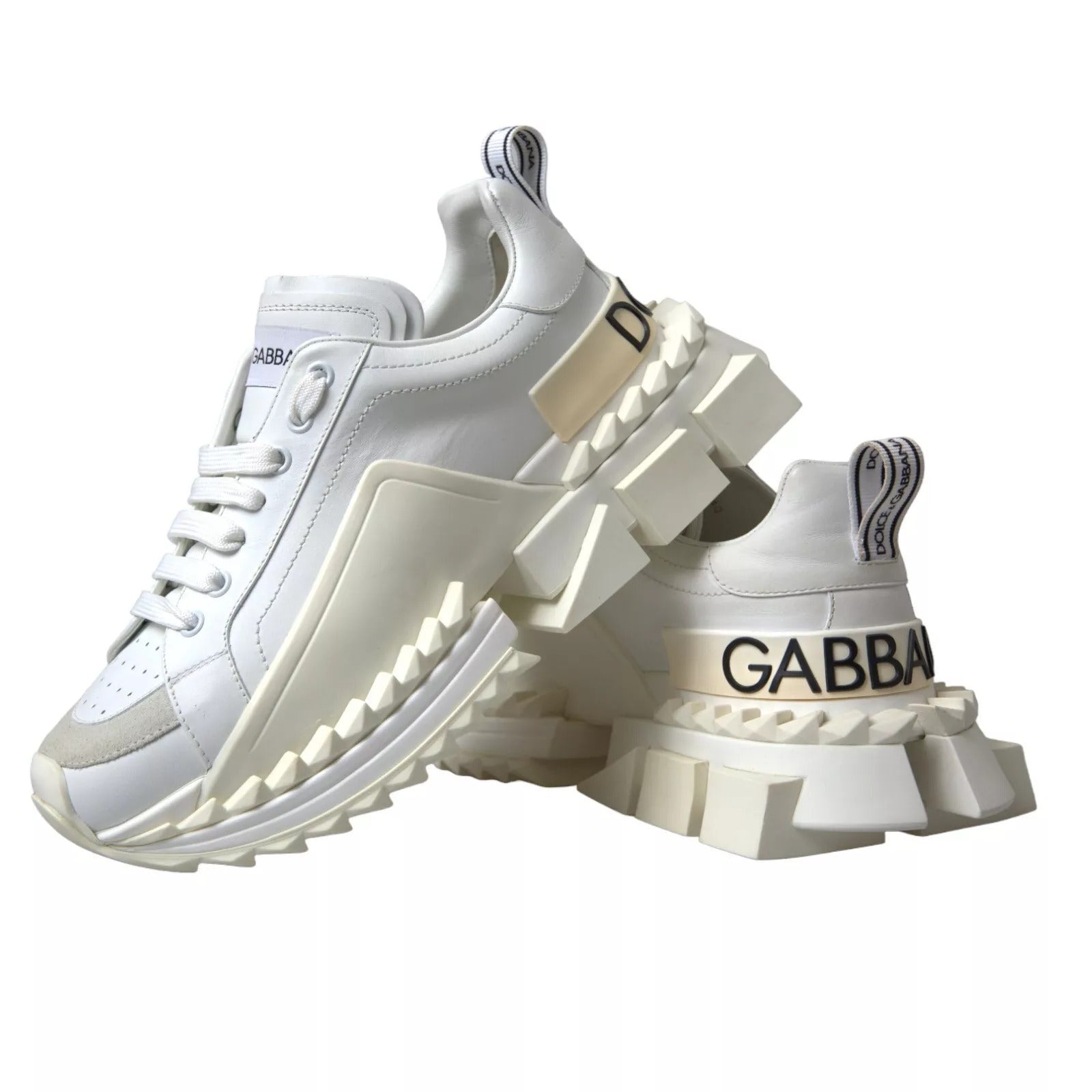 Weiße Super Queen Damen-Sneaker aus Leder