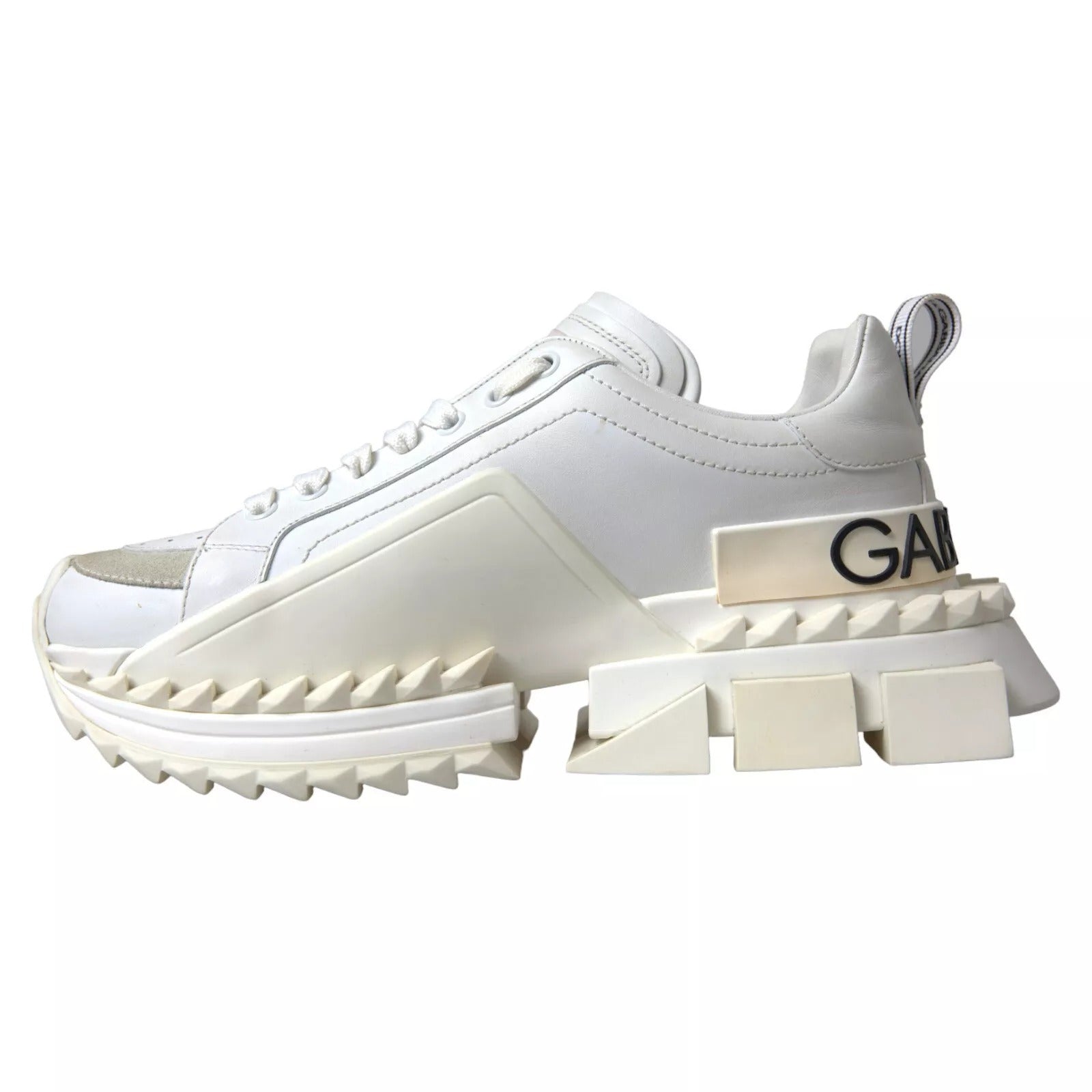 Weiße Super Queen Damen-Sneaker aus Leder