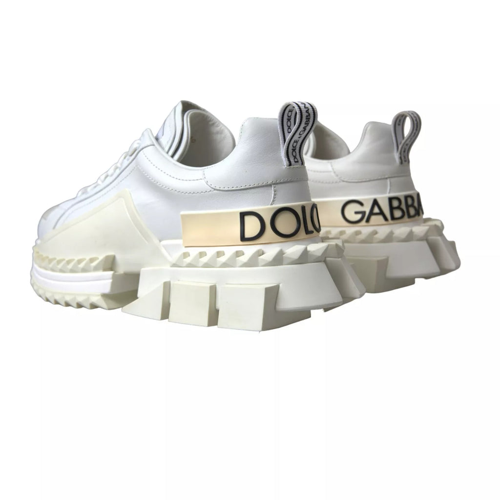 Weiße Super Queen Damen-Sneaker aus Leder