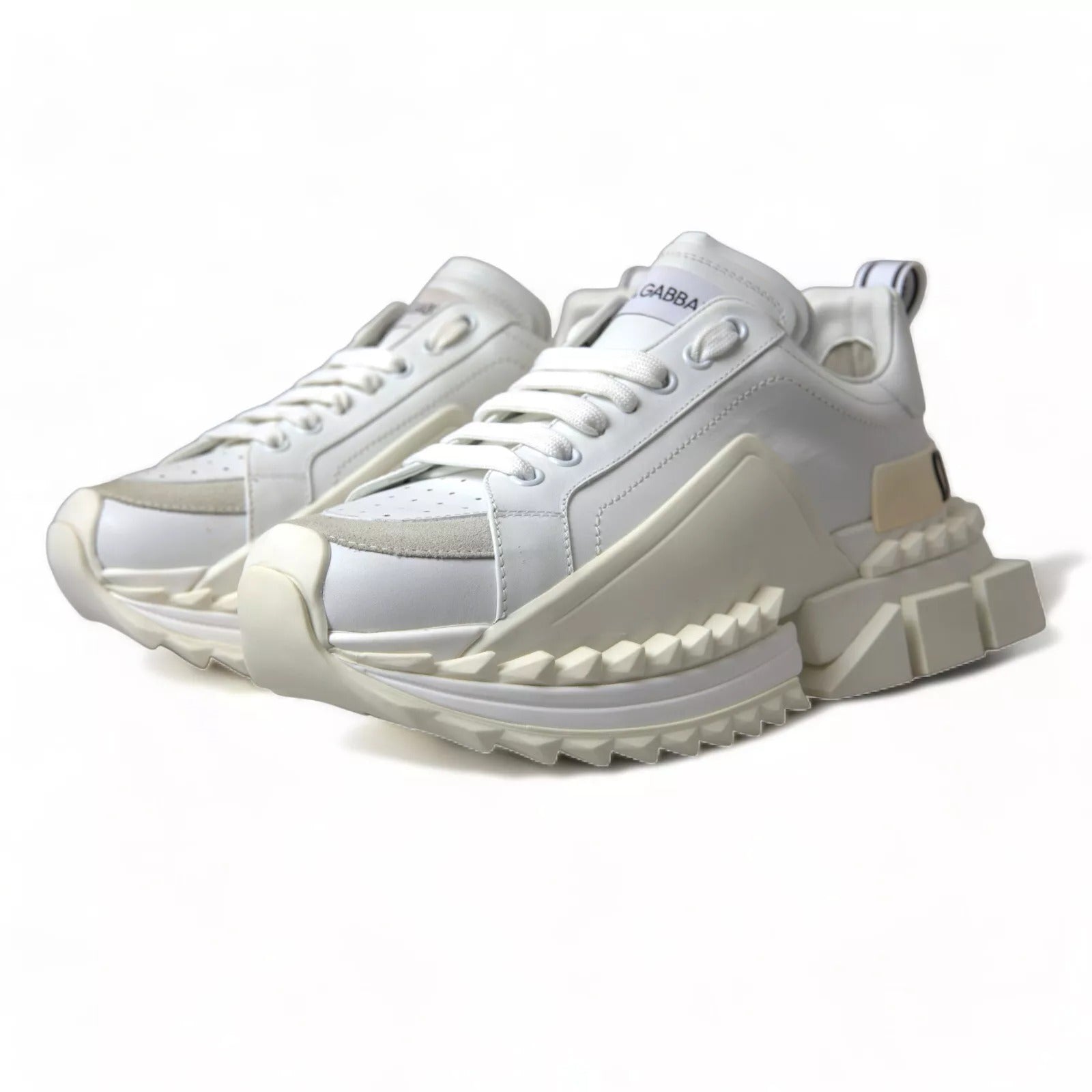 Weiße Super Queen Damen-Sneaker aus Leder