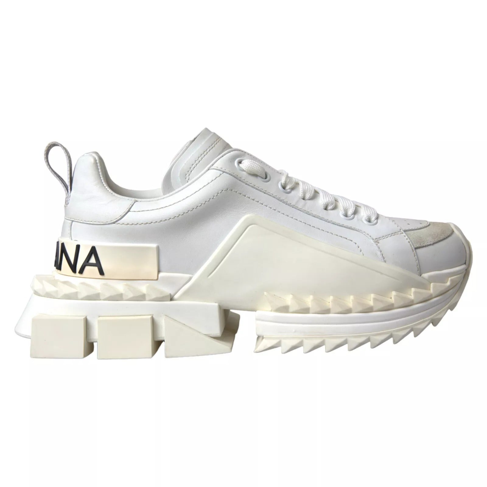 Weiße Super Queen Damen-Sneaker aus Leder
