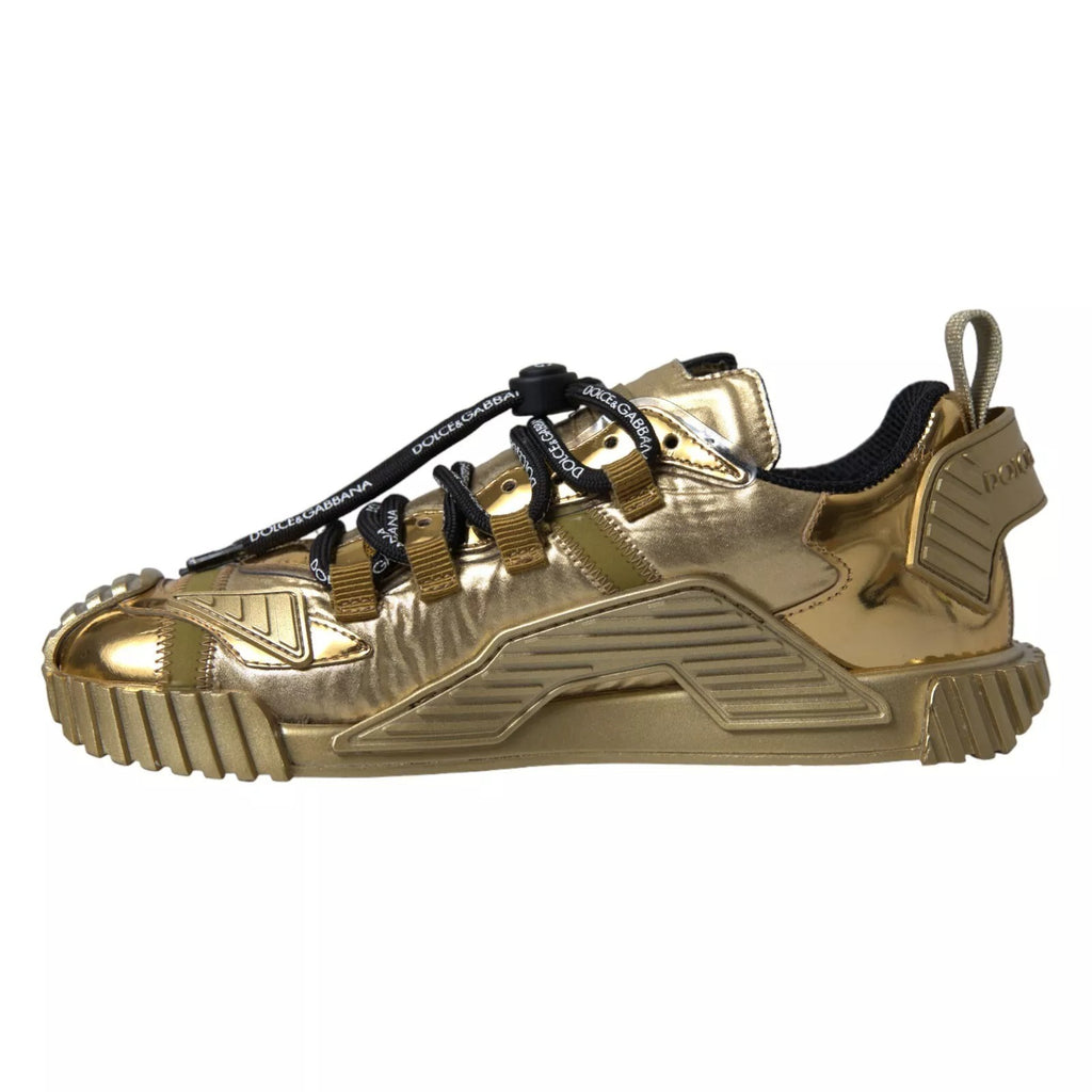 Metallic Gold NS1 Low Top Sneakers Schuhe Sneakers