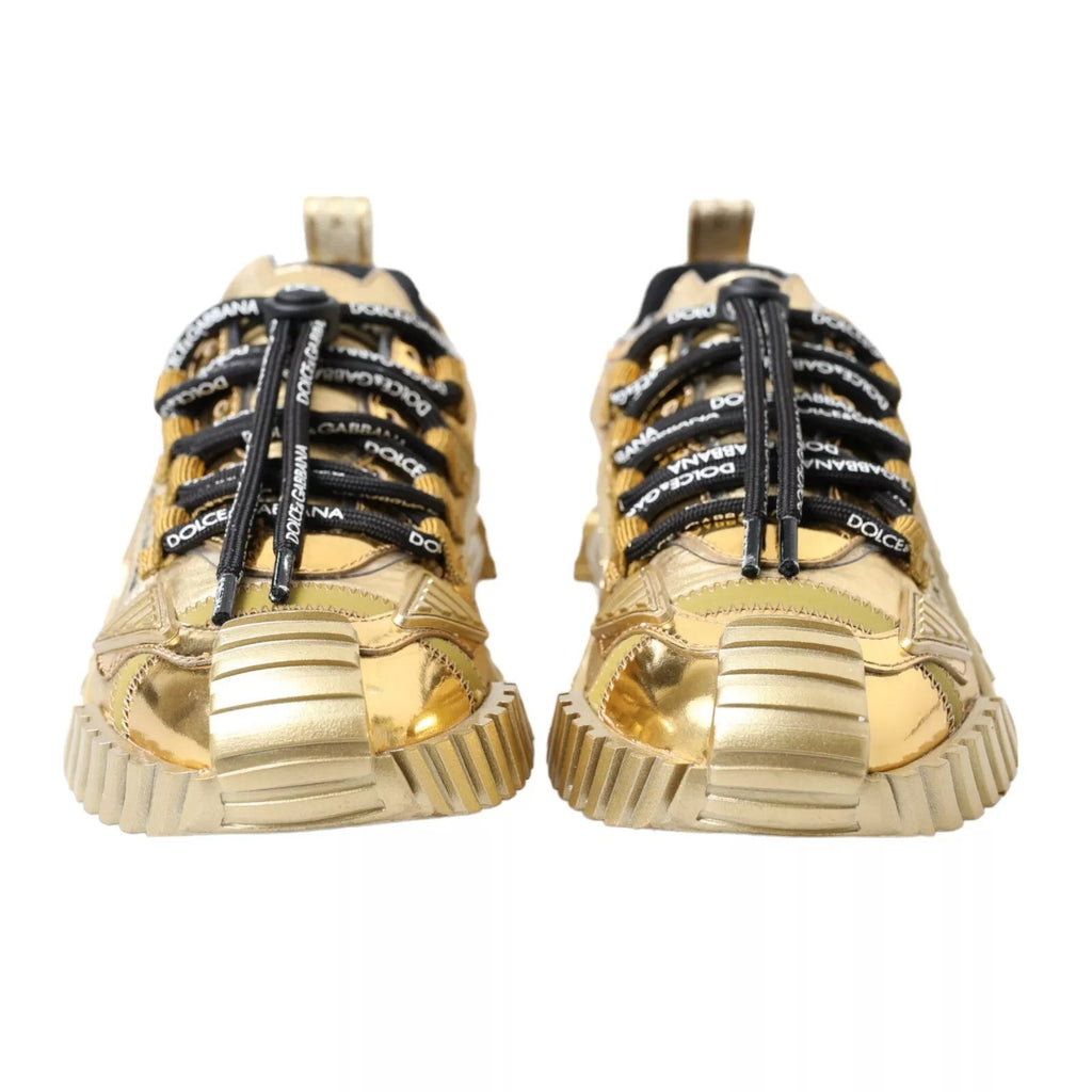 Metallic Gold NS1 Low Top Sneakers Schuhe Sneakers
