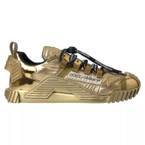 Metallic Gold NS1 Low Top Sneakers Schuhe Sneakers
