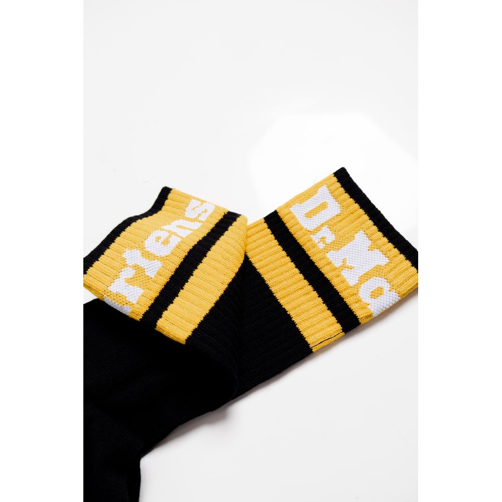 Schwarze Polyestersocke