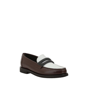 Zweifarbige Loafer