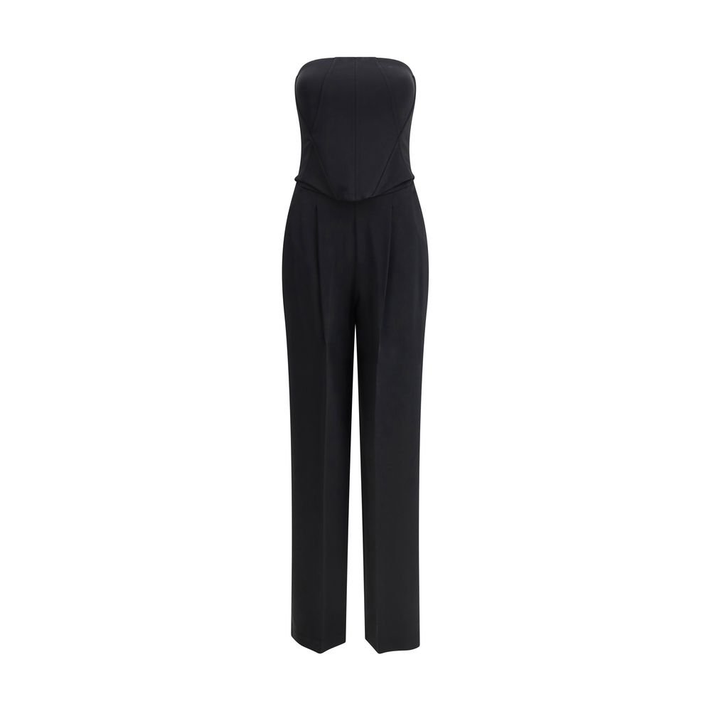 Schulterfreier Jumpsuit