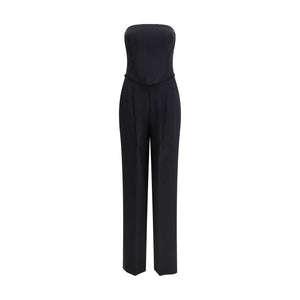 Schulterfreier Jumpsuit