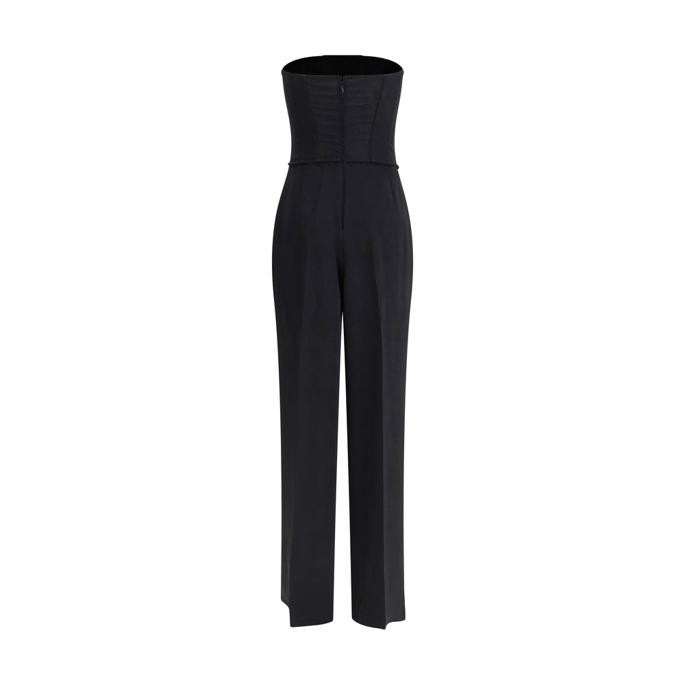 Schulterfreier Jumpsuit
