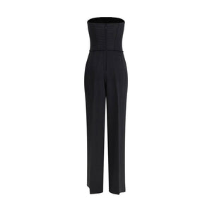 Schulterfreier Jumpsuit