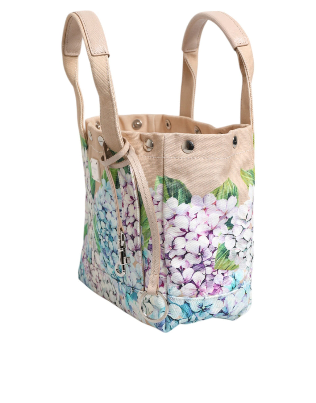 Dolce & Gabbana Multicolor Floral Canvas TANIA Top Handle Tote Borse Bag