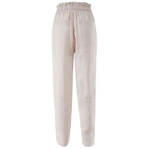 Beige Linen Jeans & Pant