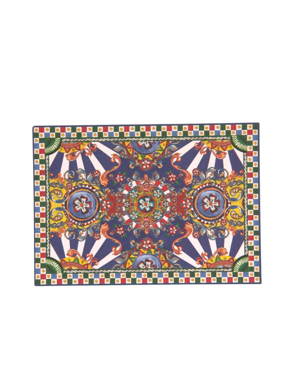 Mehrfarbiger Carretto Siciliano Briefumschlag-Postkartenhalter