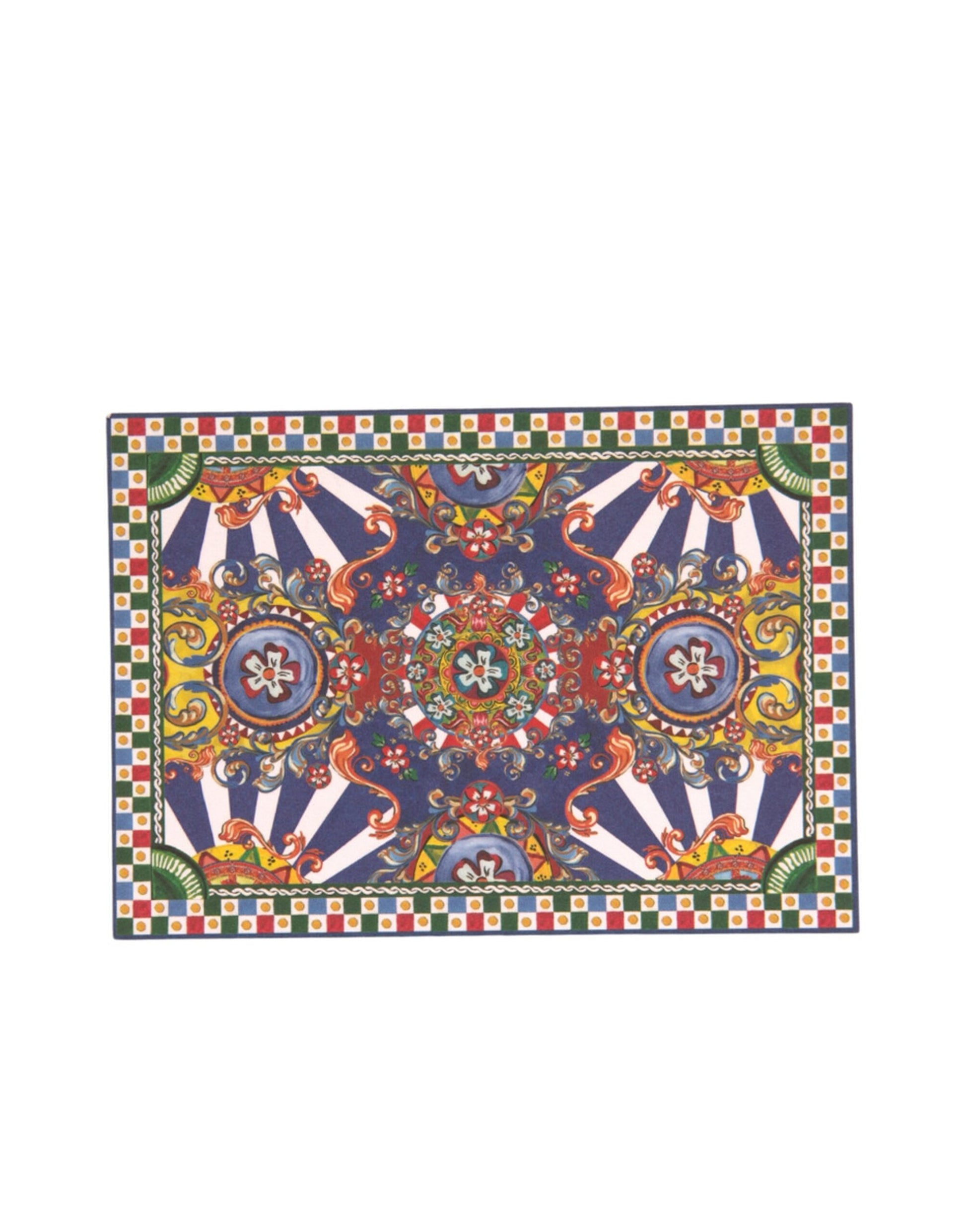 Mehrfarbiger Carretto Siciliano Briefumschlag-Postkartenhalter