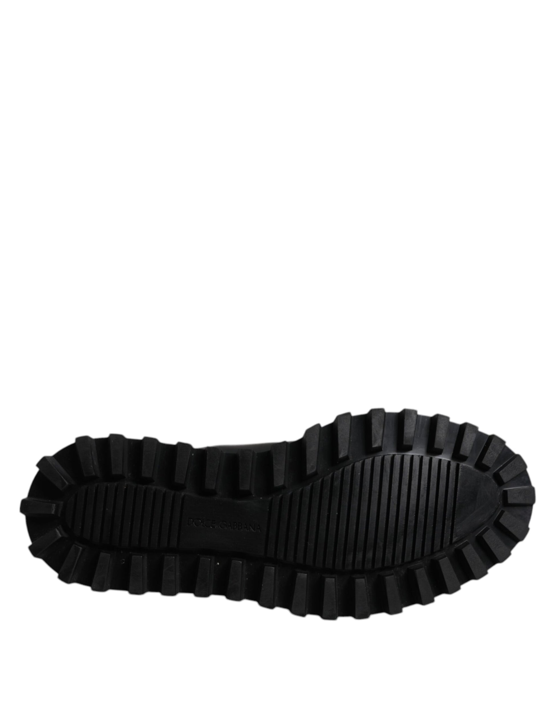 Schwarze Trekkingschuhe aus Leder mit Schnürung