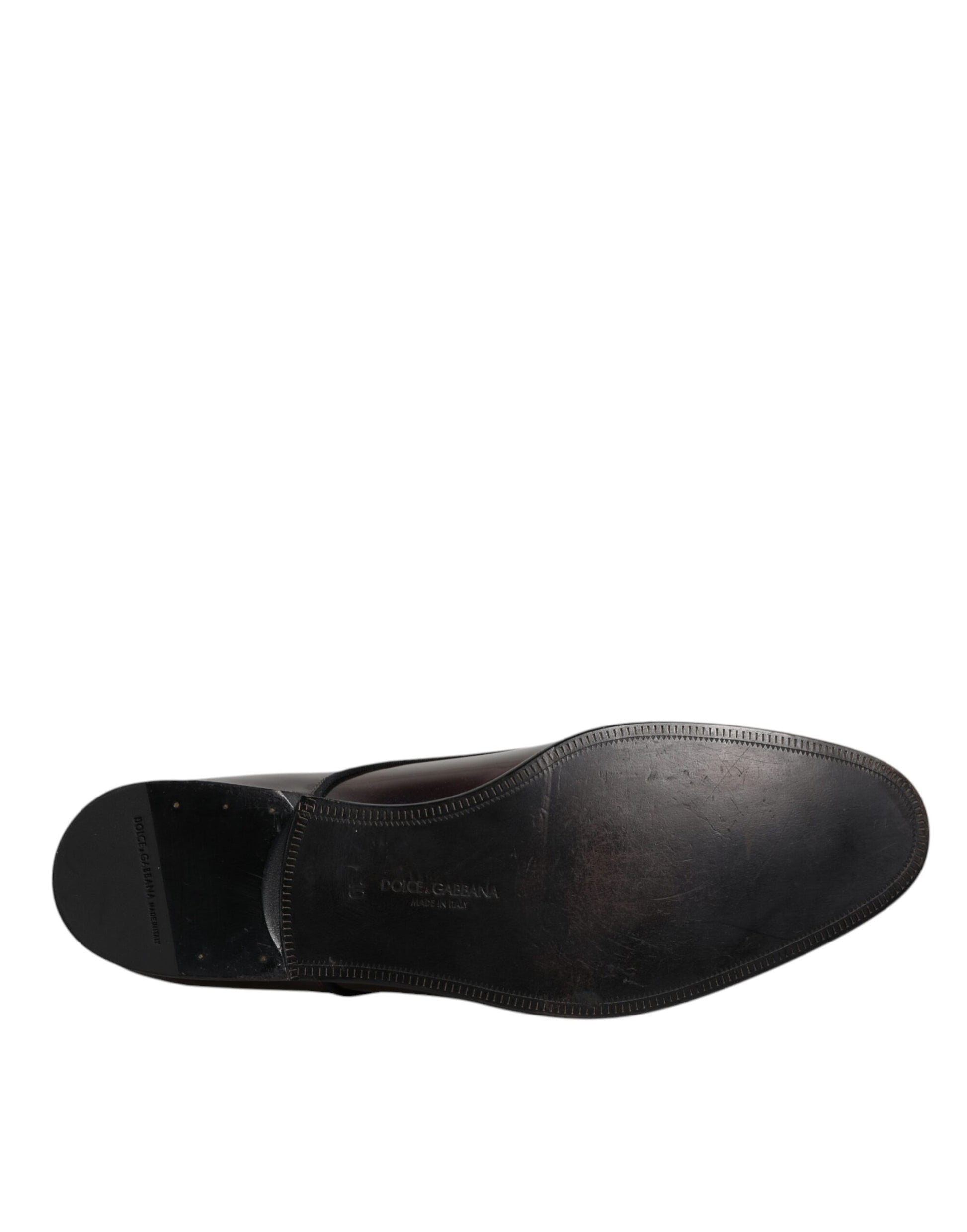 Mehrfarbige Pfauen-Lackleder-Derby-Herrenschuhe