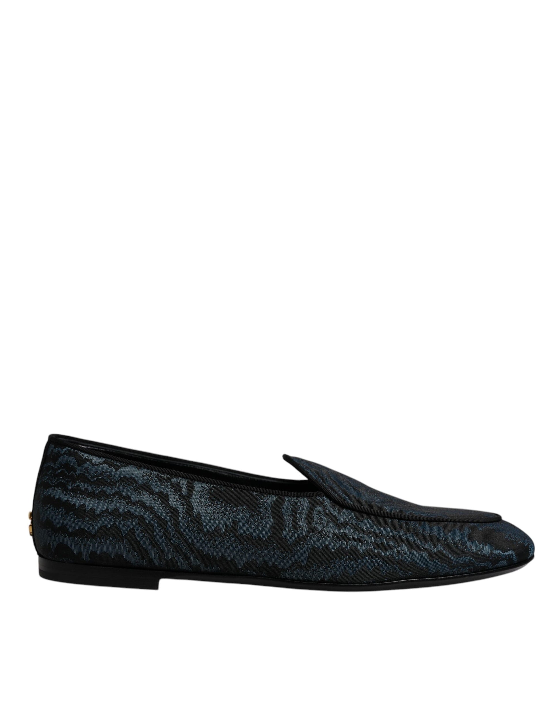Blau Schwarz Flats Herren Loafers Abendschuhe
