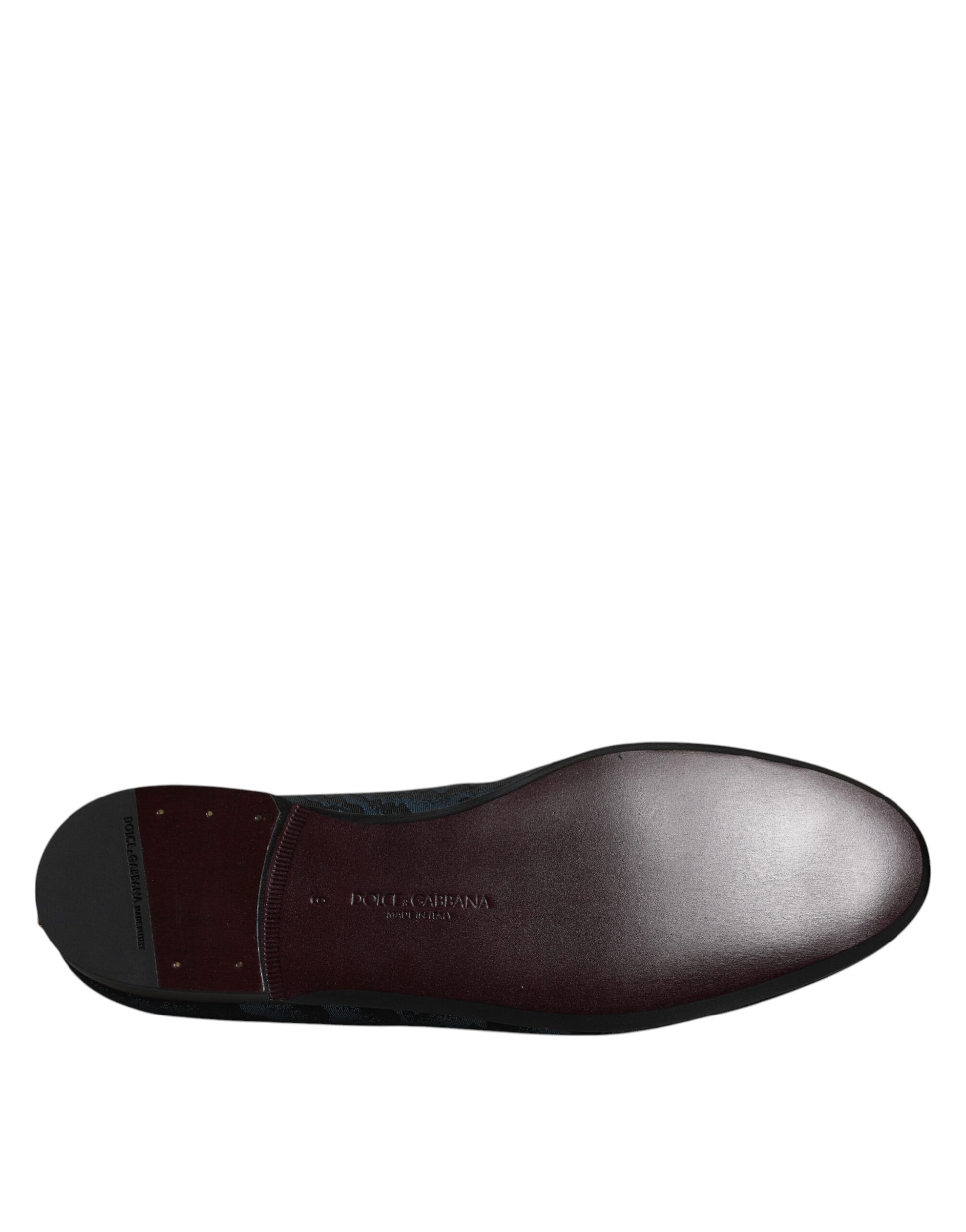 Blau Schwarz Flats Herren Loafers Abendschuhe