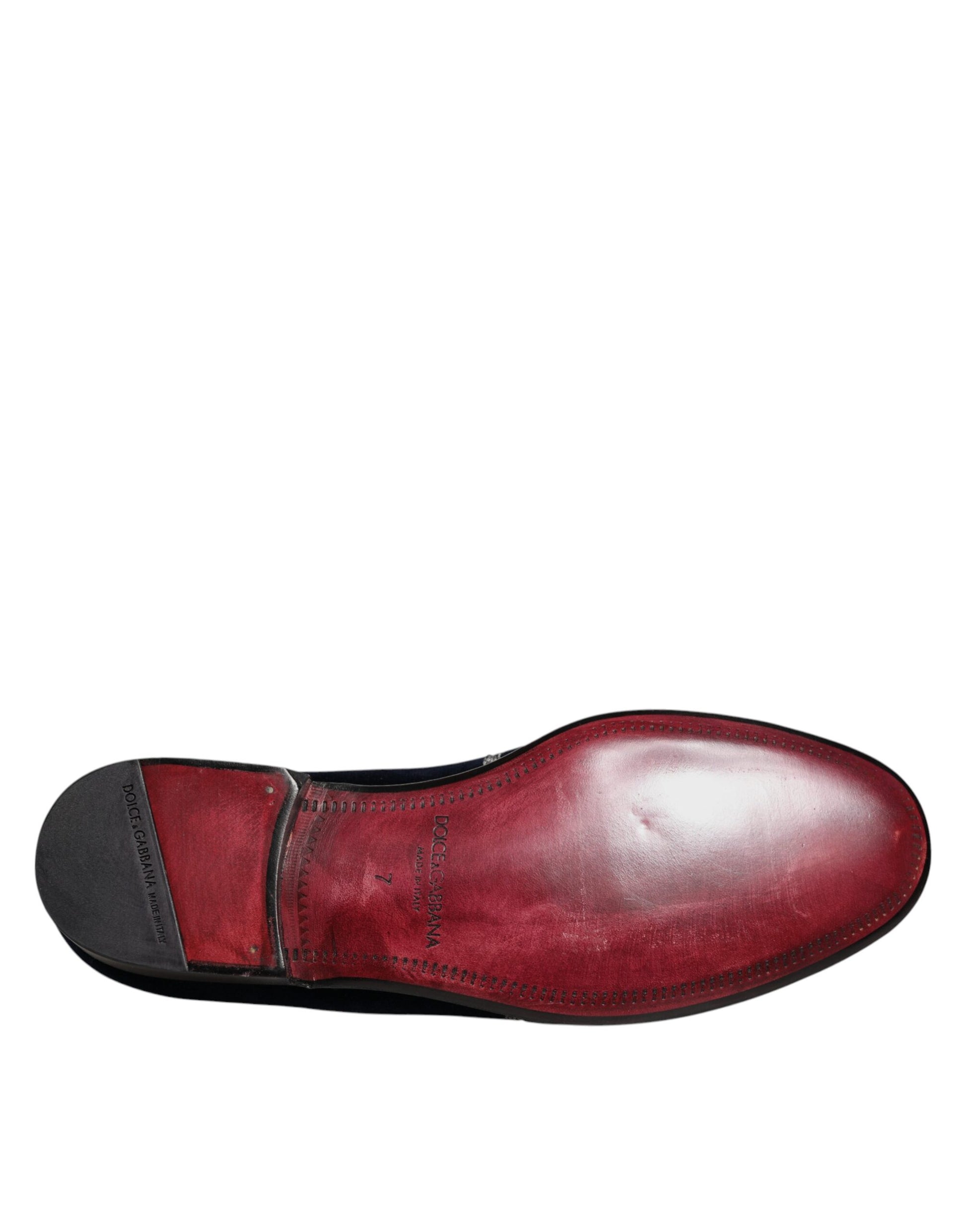 Schwarze Loafer aus Samt mit Blumenmuster und Gun-Print