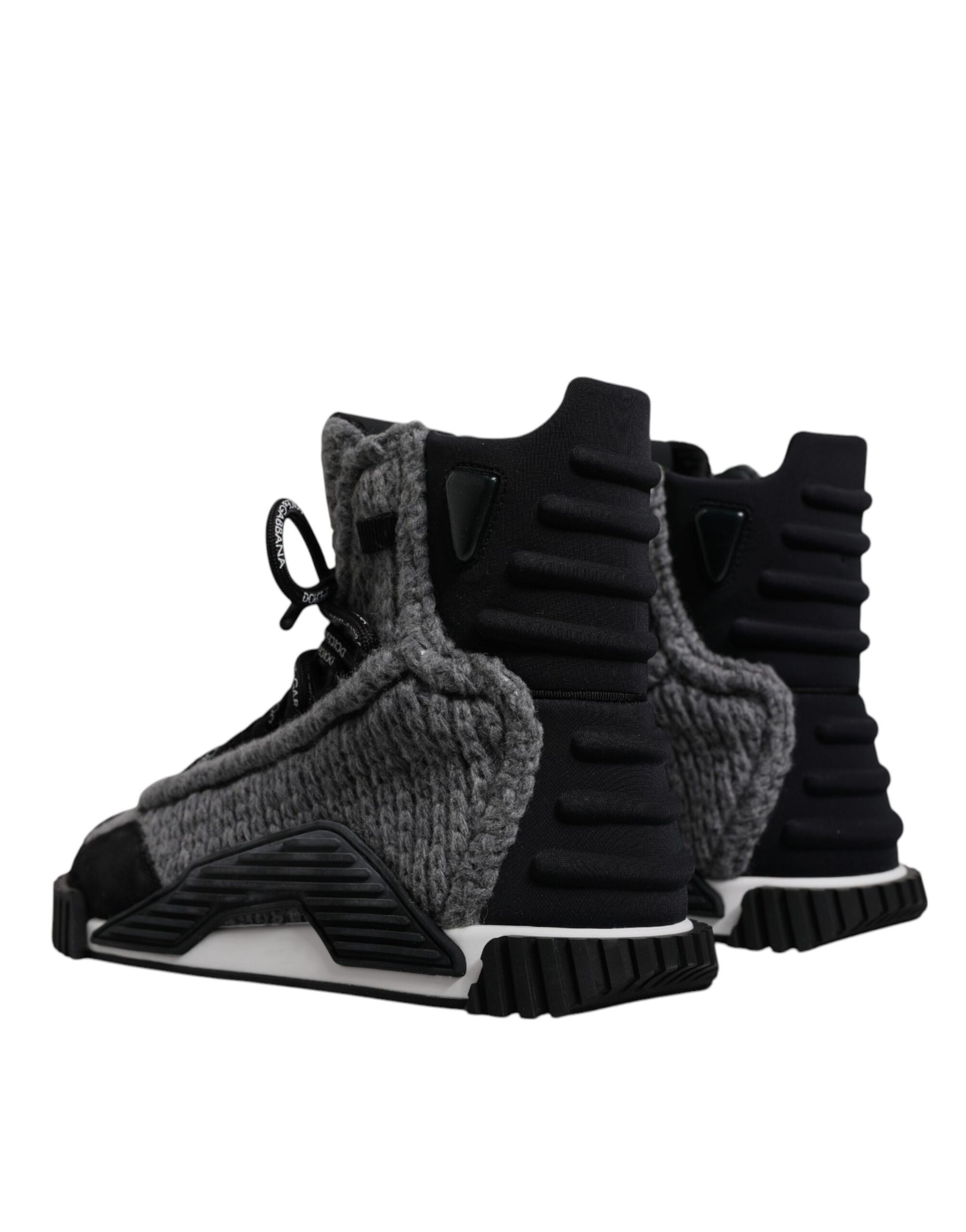 Grau Schwarz NS1 High Top Stiefel Sneakers Schuhe