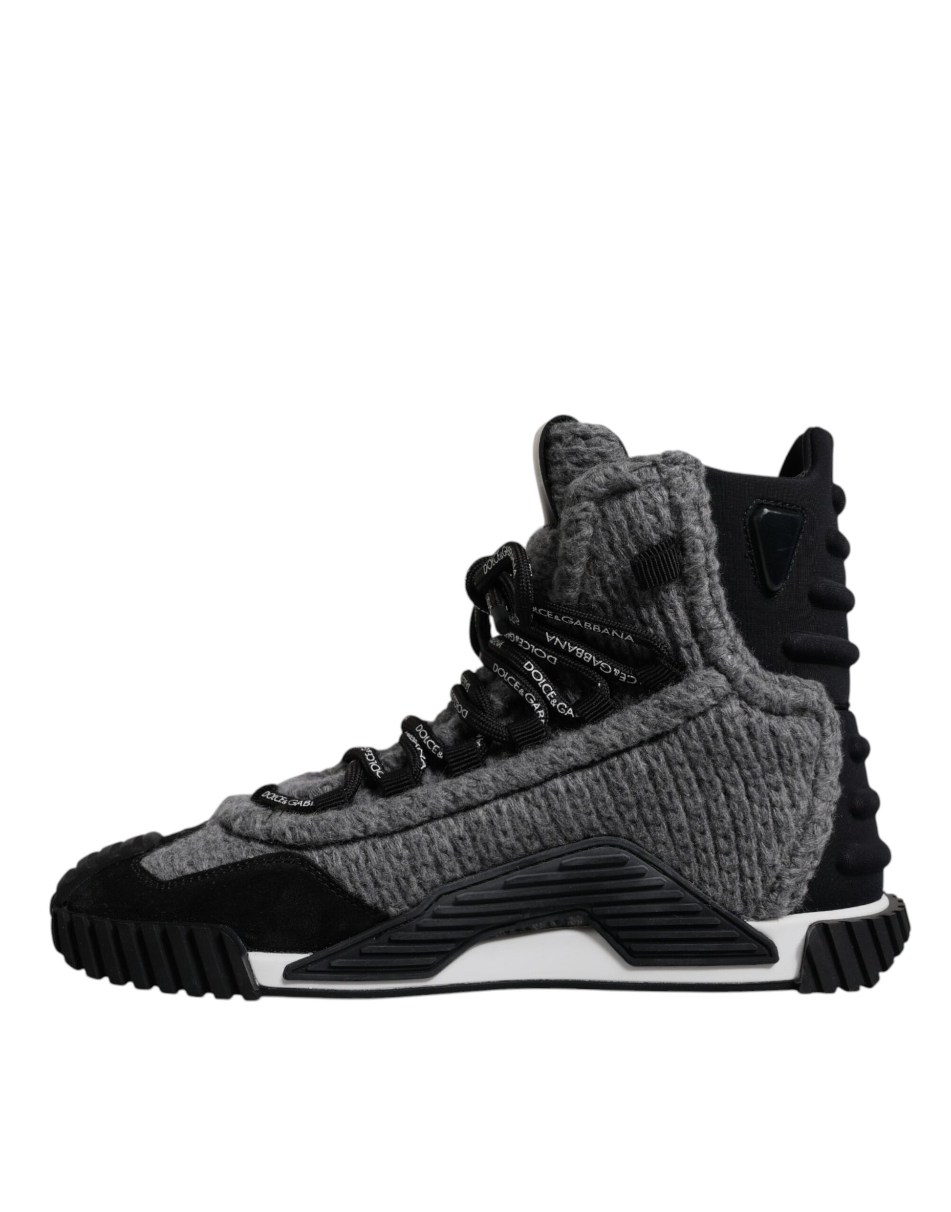 Grau Schwarz NS1 High Top Stiefel Sneakers Schuhe