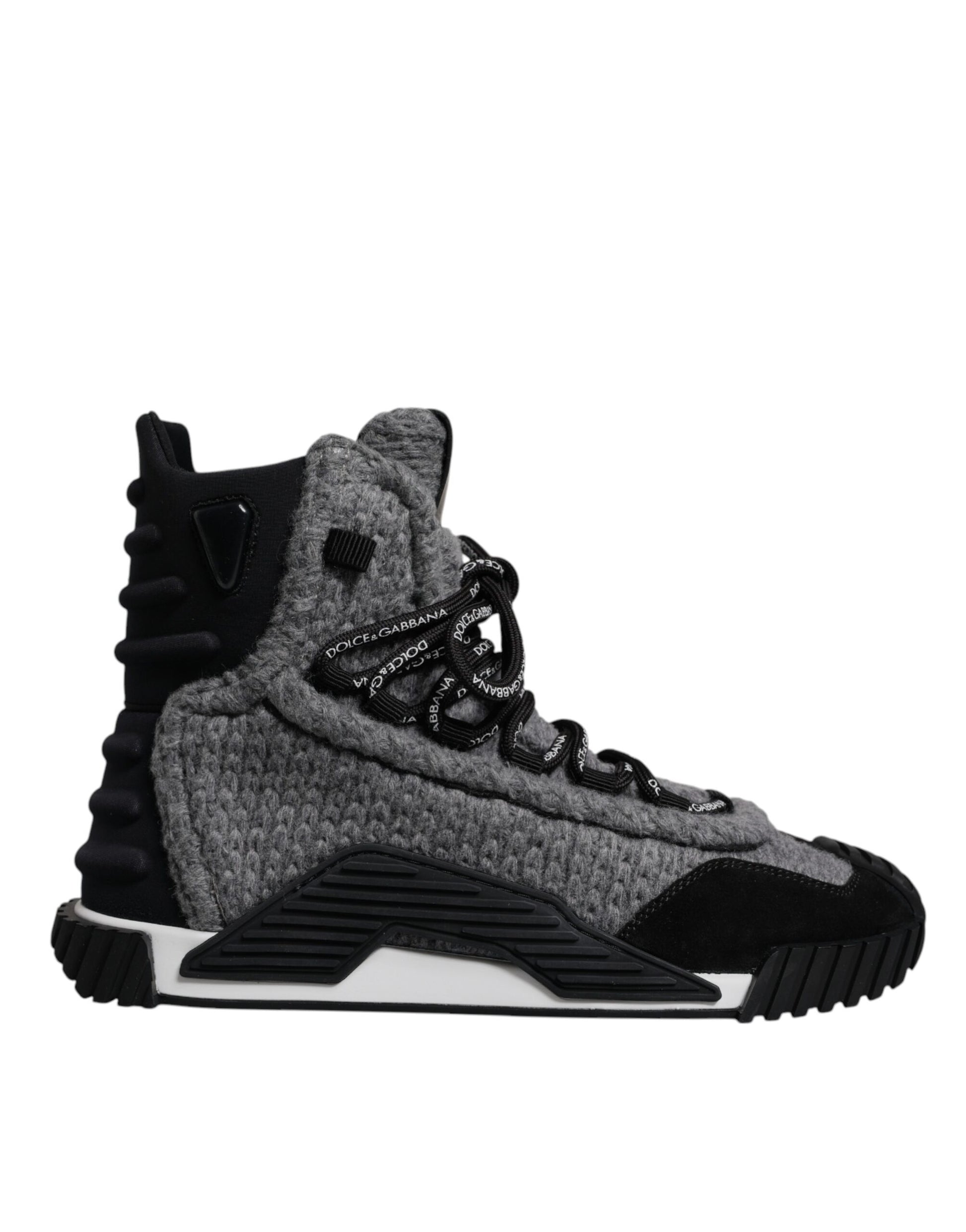 Grau Schwarz NS1 High Top Stiefel Sneakers Schuhe