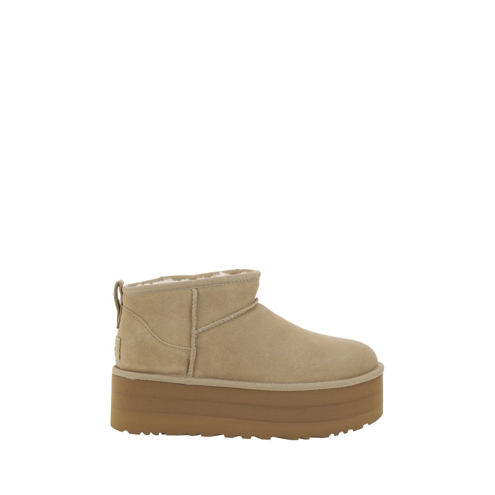 Klassische Ultra-Mini-Plateaustiefel