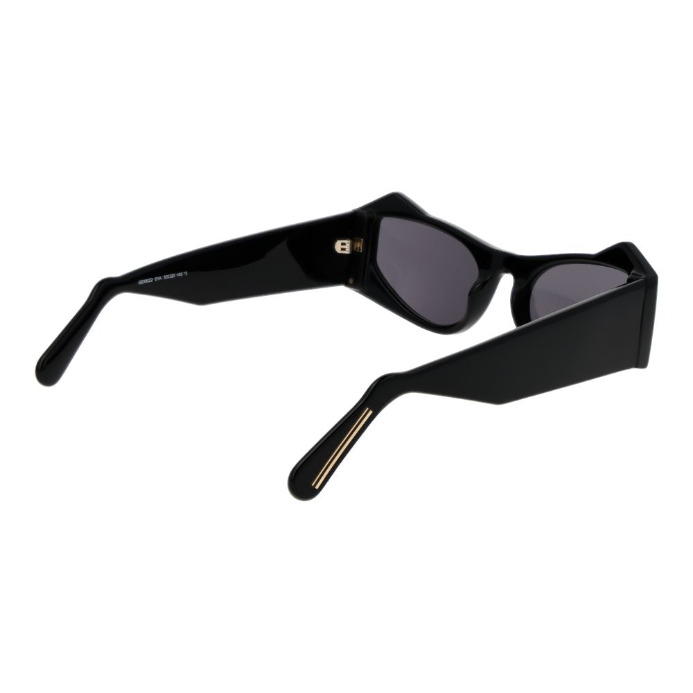 GCDS Black Acetate Sunglasses