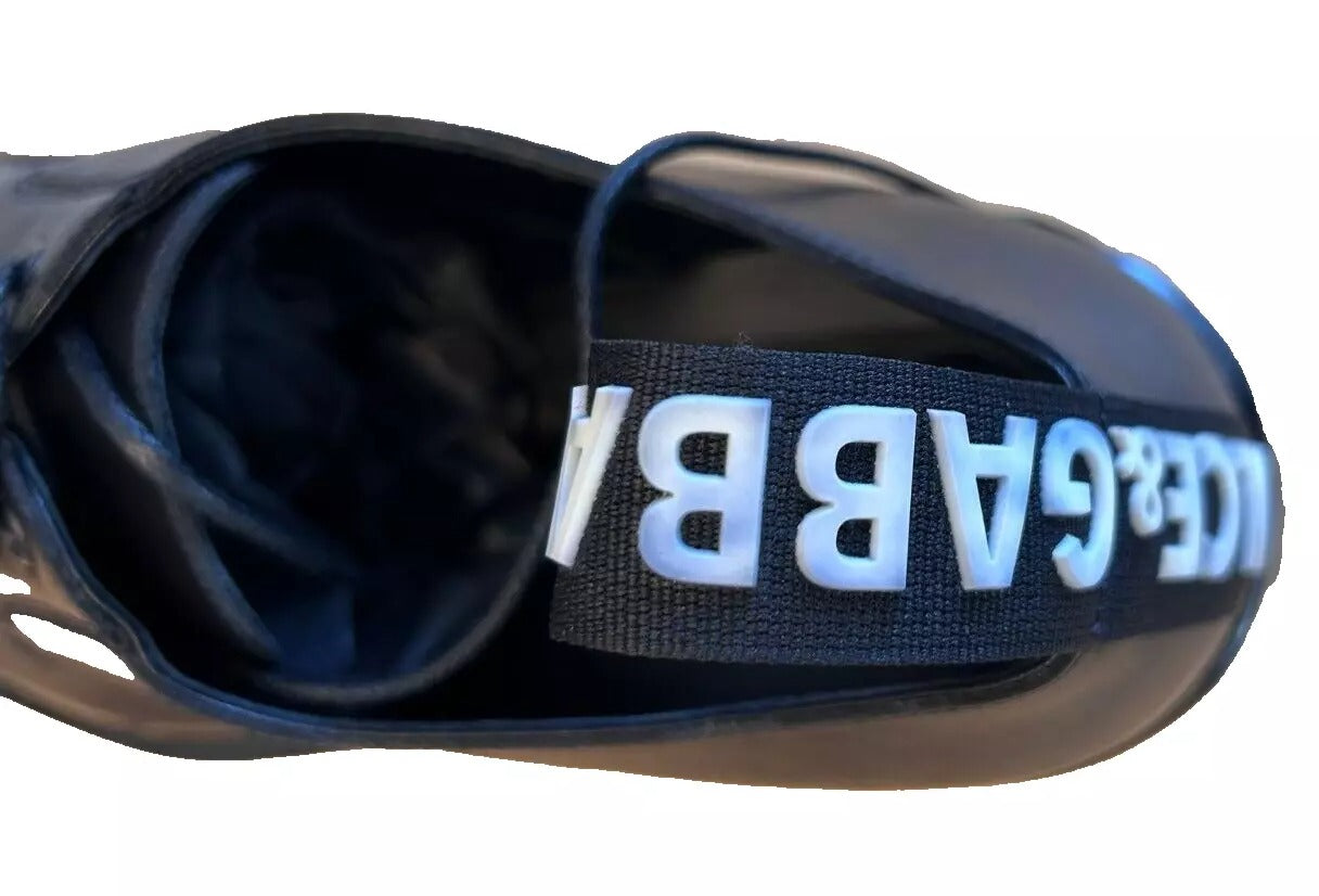 Schwarze Derby-Schuhe aus Leder