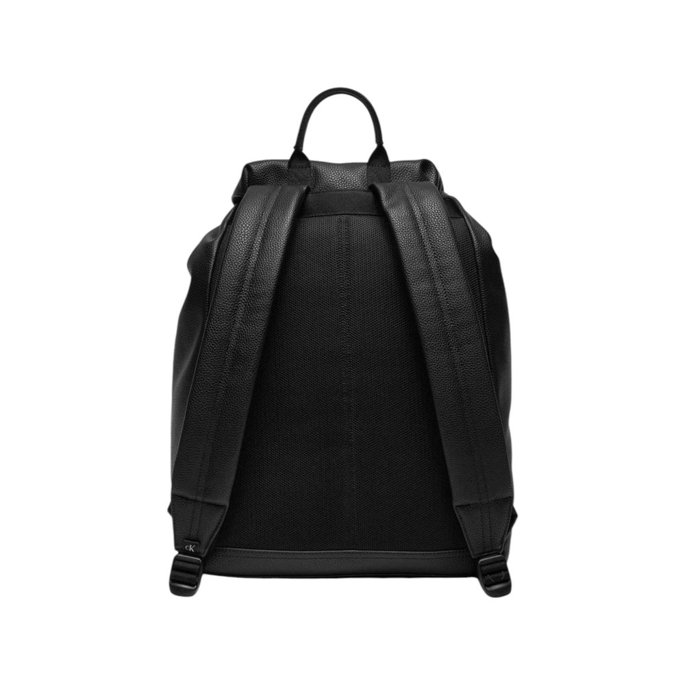 Schwarzer Polyethylen-Rucksack