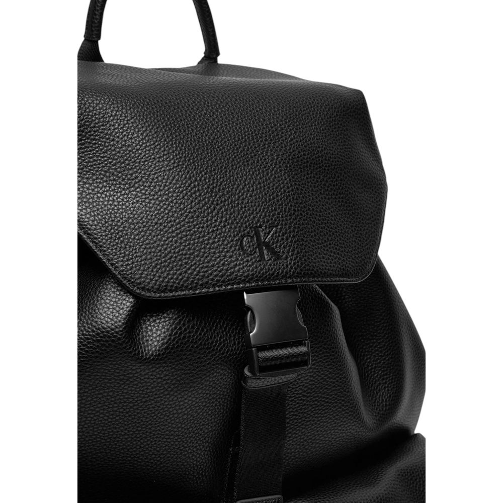 Schwarzer Polyethylen-Rucksack