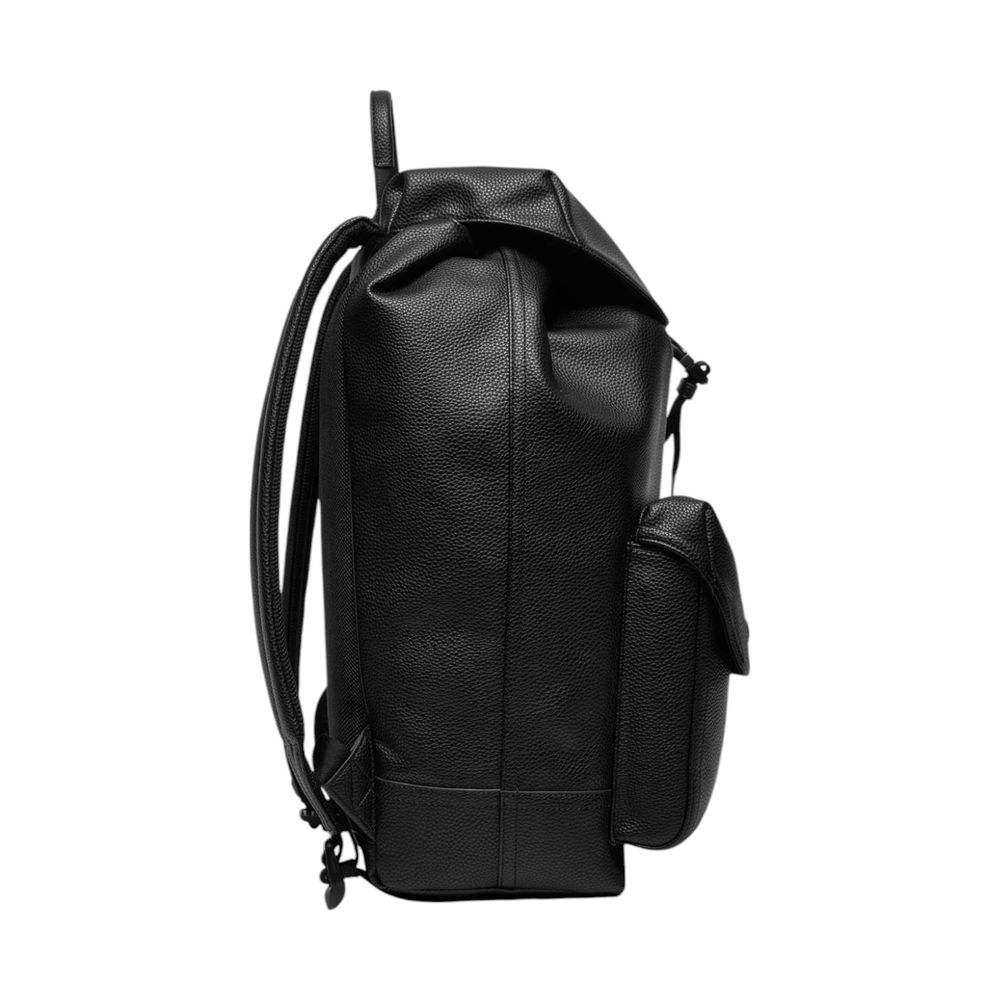 Schwarzer Polyethylen-Rucksack