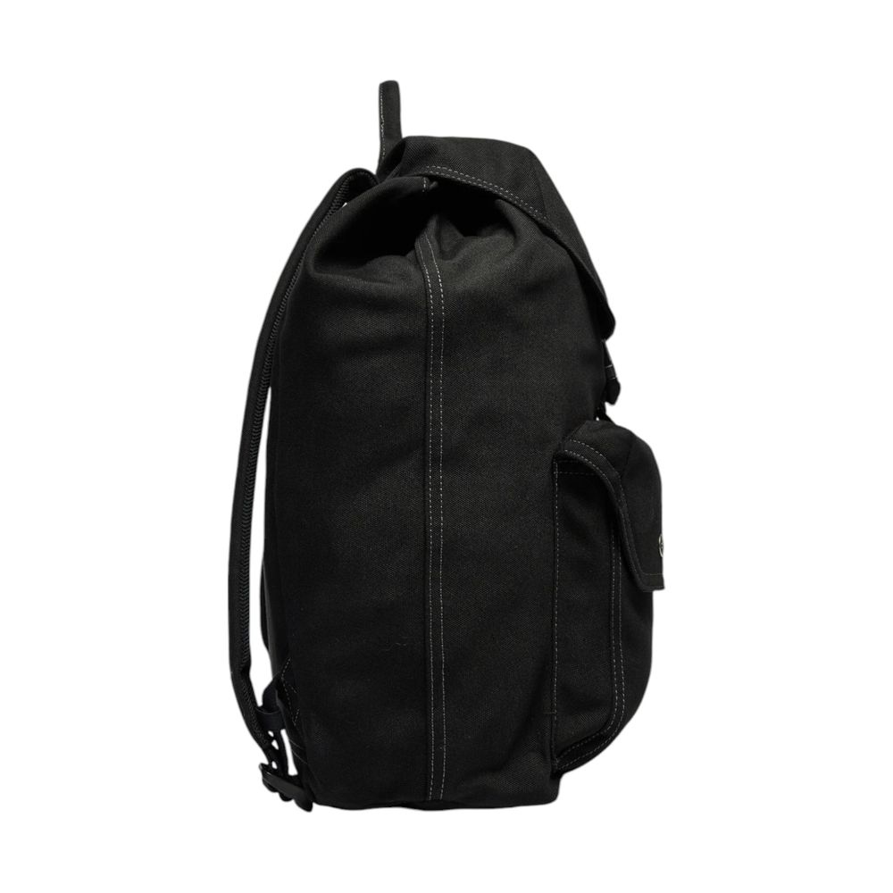 Schwarzer Rucksack aus recyceltem Polyester
