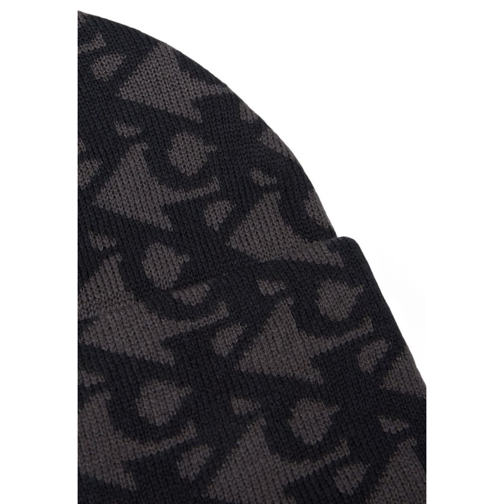 Schwarze Baseballmütze aus recyceltem Polyester