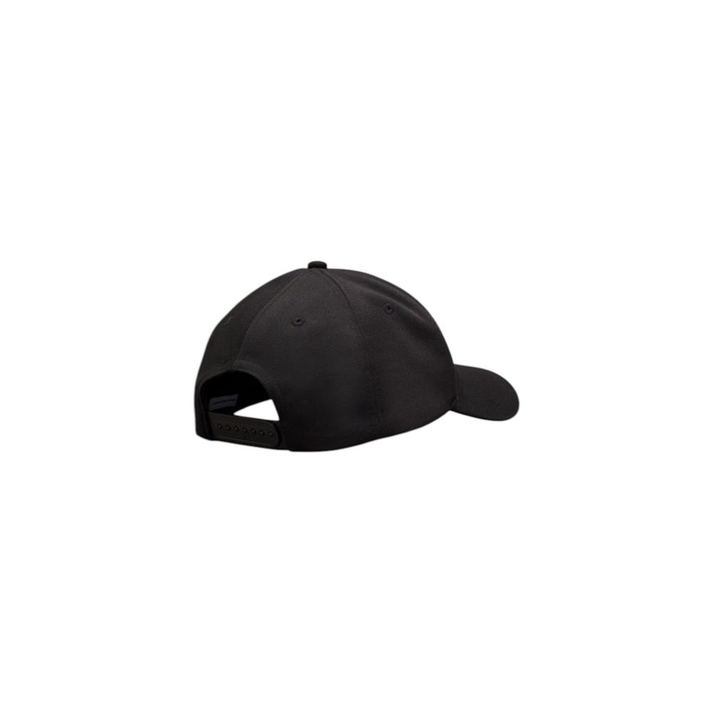 Schwarze Baseballmütze aus recyceltem Polyester