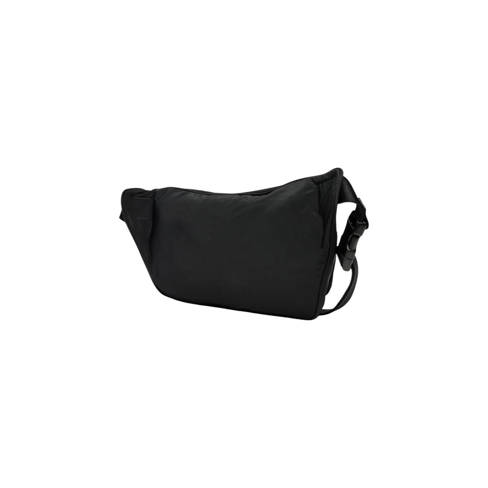 Schwarze Gürteltasche aus recyceltem Polyester