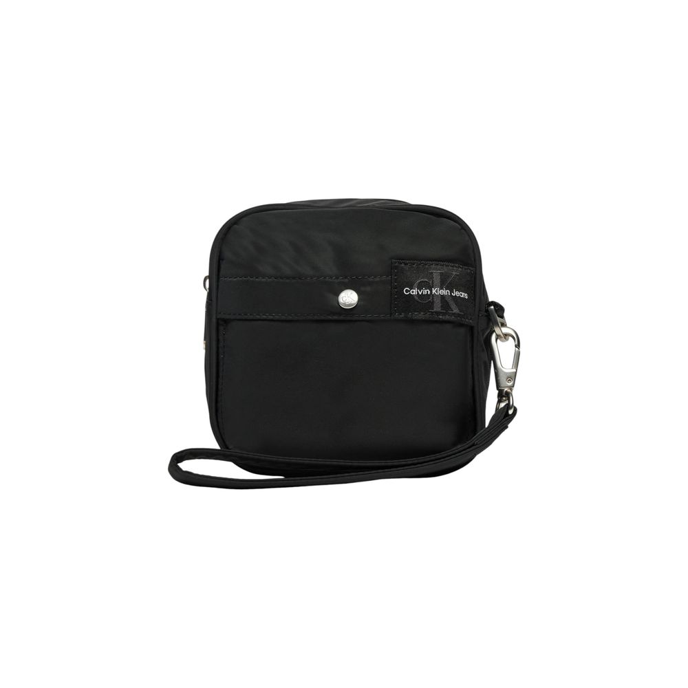 Schwarze Gürteltasche aus recyceltem Polyester