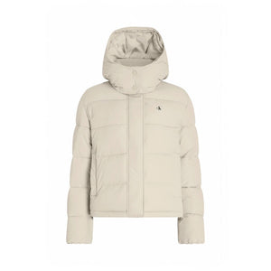 Beige Jacken und Mäntel aus recyceltem Polyester