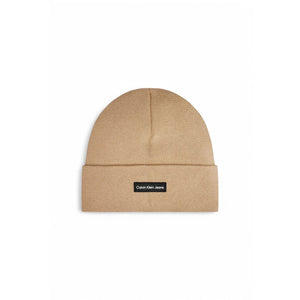 Beige Recycled Polyester Caps Baseball Hat