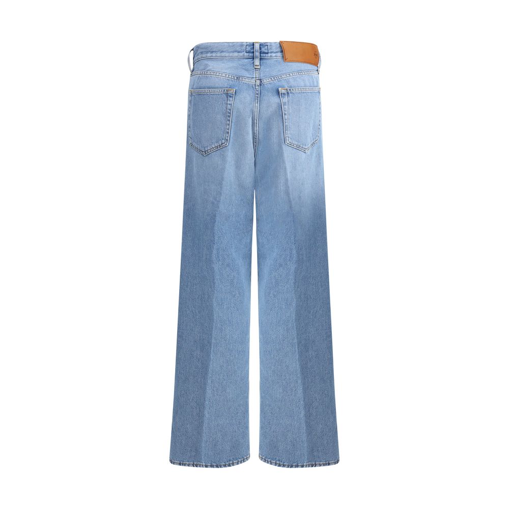 Jeans mit weitem Bein