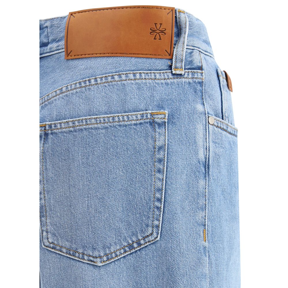 Jeans mit weitem Bein