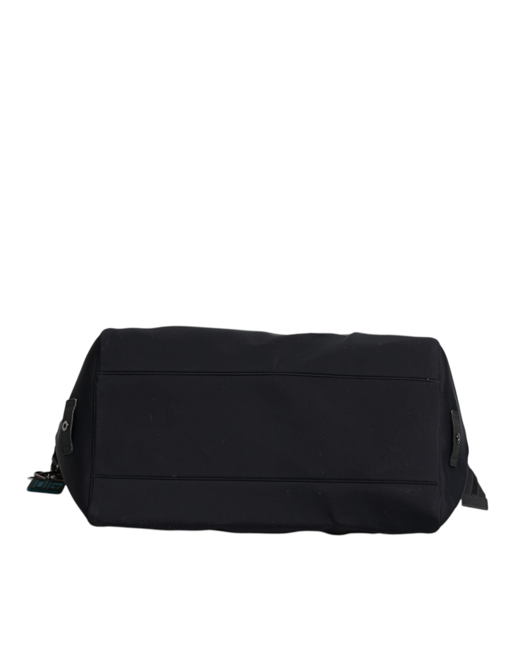 Schwarze Einkaufstasche aus Canvas mit DG-Logo-Print