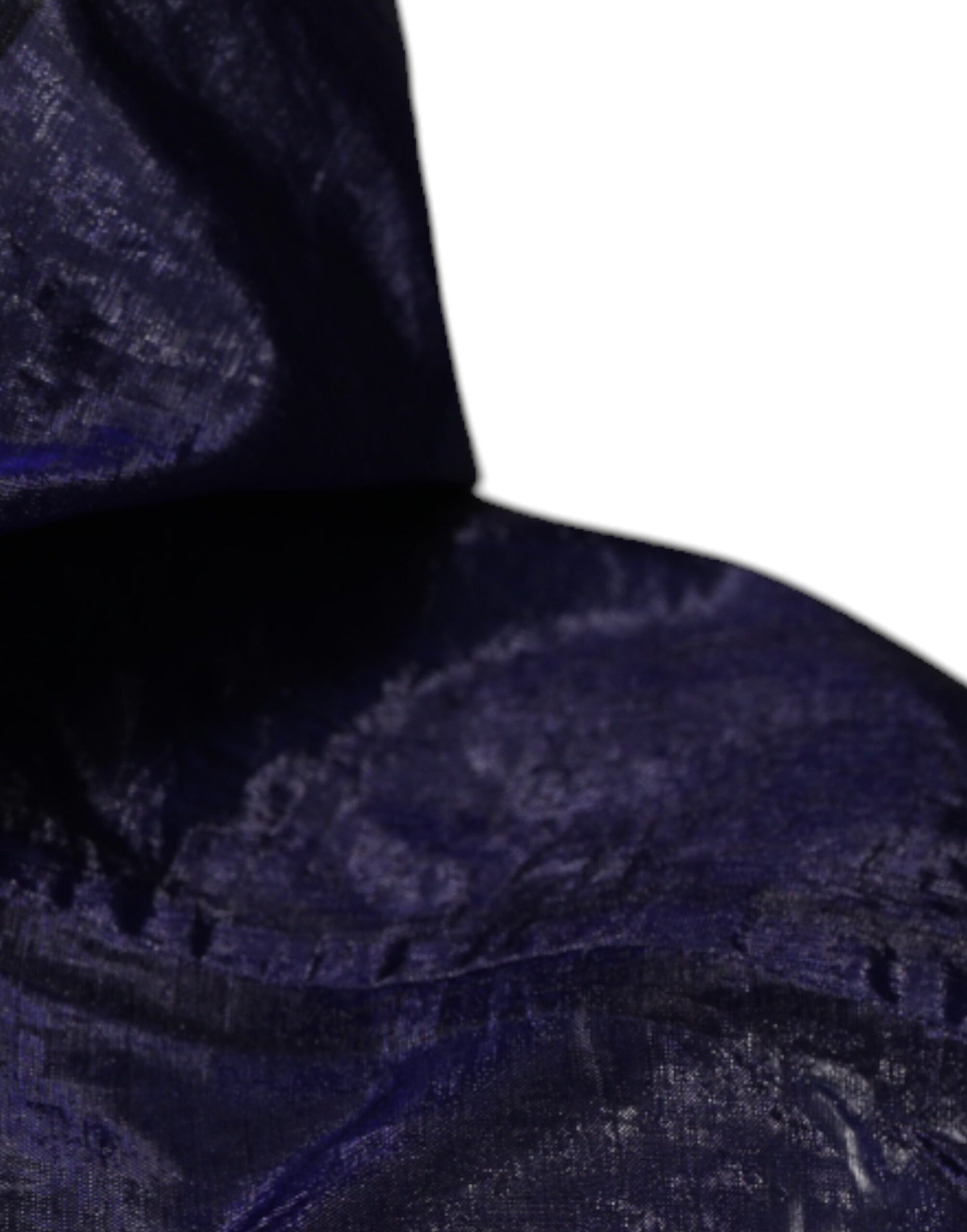 Dunkelblaue Regenjacke aus Baumwolle mit Kapuze für Herren