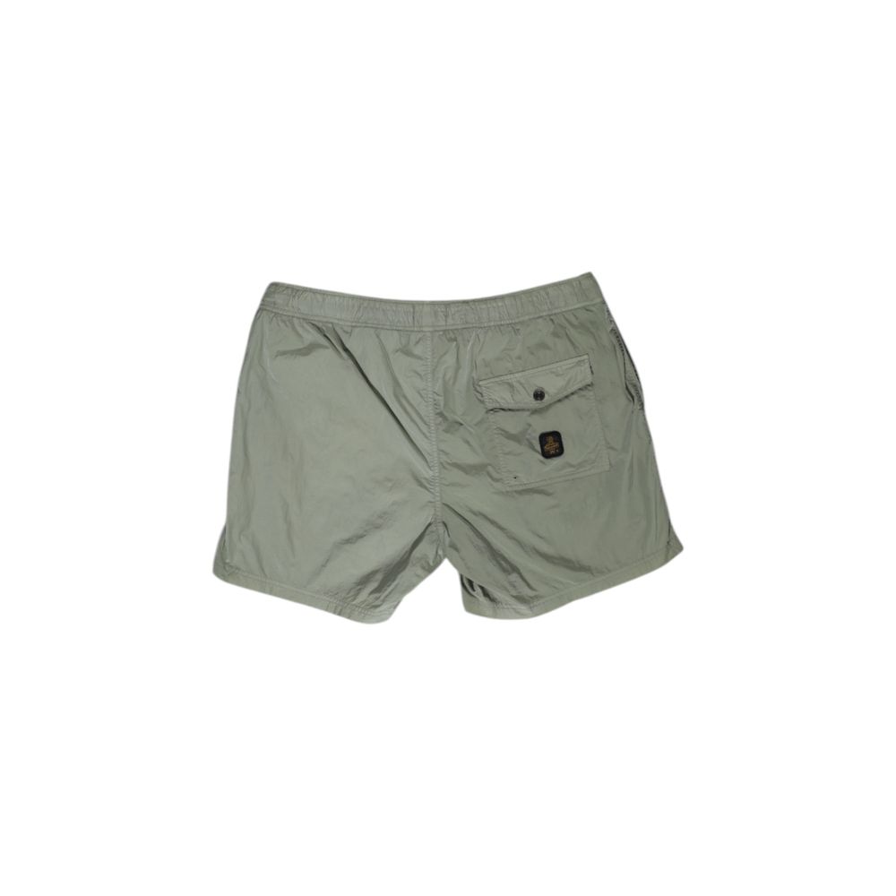 Grüne Nylon-Badeshorts