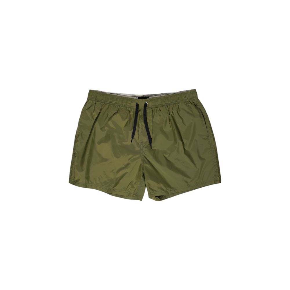 Grüne Polyester-Badeshorts