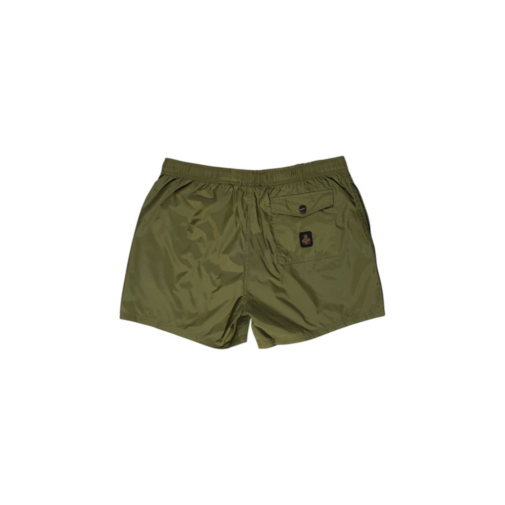 Grüne Polyester-Badeshorts