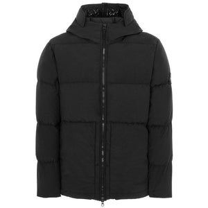 Schwarze Nylonjacke